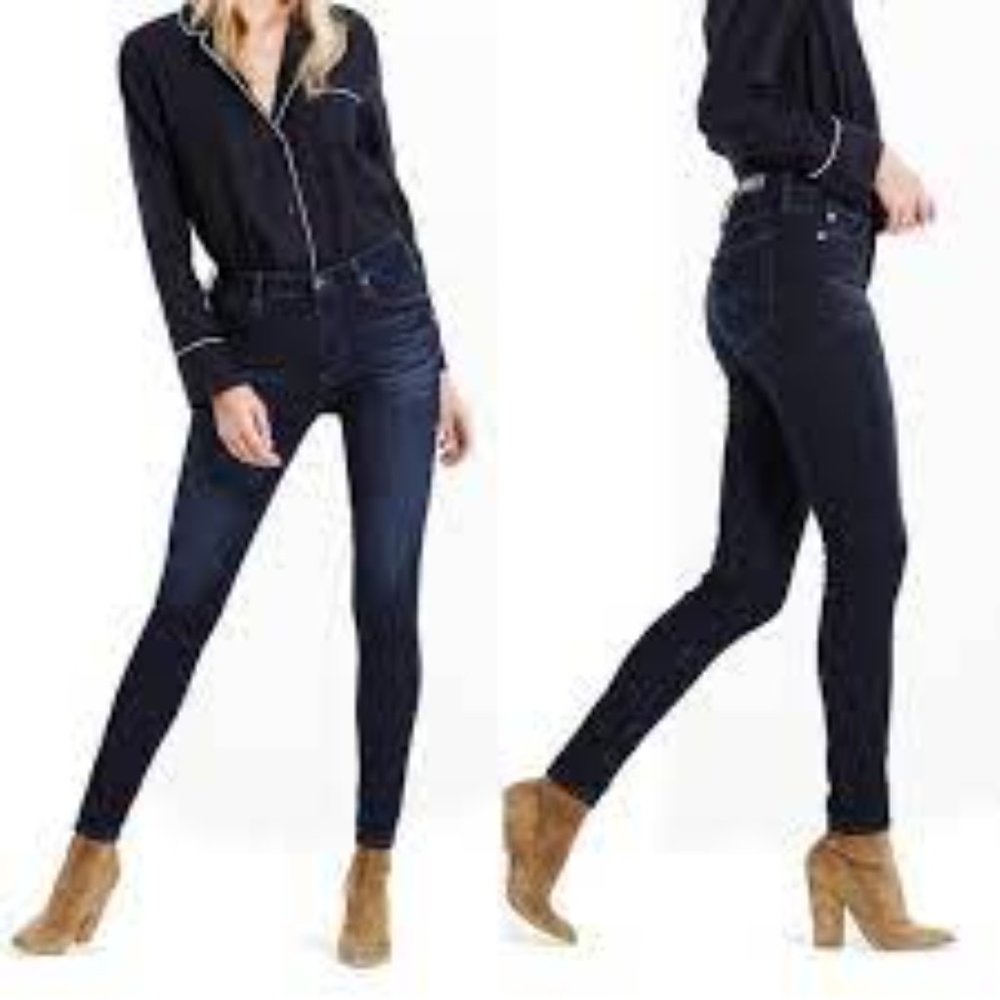 AG Adriano Goldschmeid The Farrah High Rise Skinny Ankle Jeans Size 27